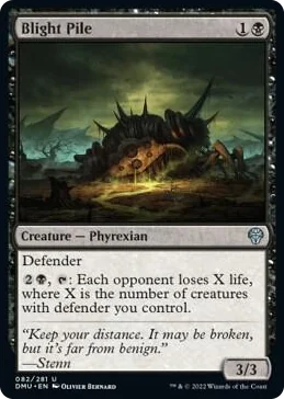 0082 Blight Pile U Dominaria United