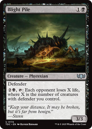 0174 Blight Pile U Commander: Tarkir: Dragonstorm