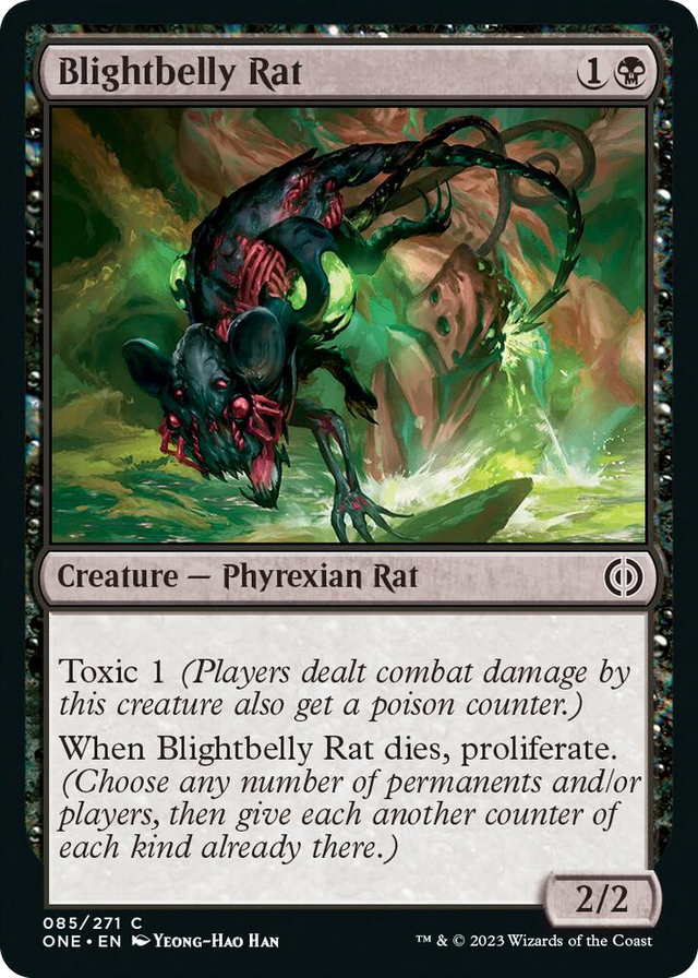 0085 Blightbelly Rat C Phyrexia: All Will Be One