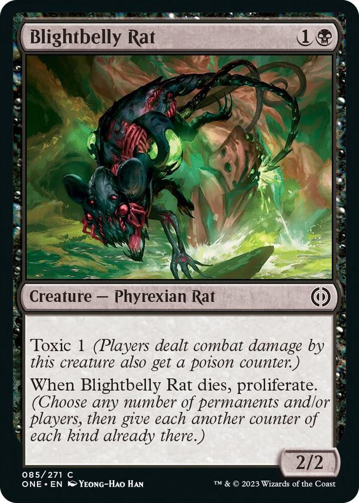 Blightbelly Rat #85 C - Phyrexia: All Will Be One Pokemon card