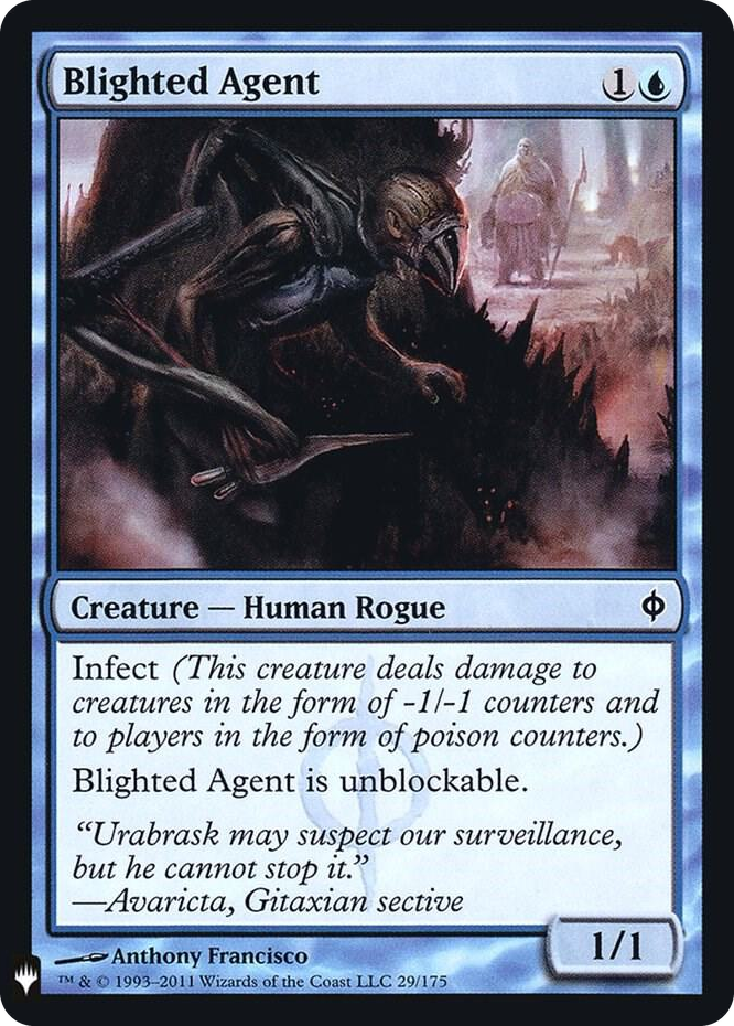Blighted Agent #29 C - The List Reprints Pokemon card
