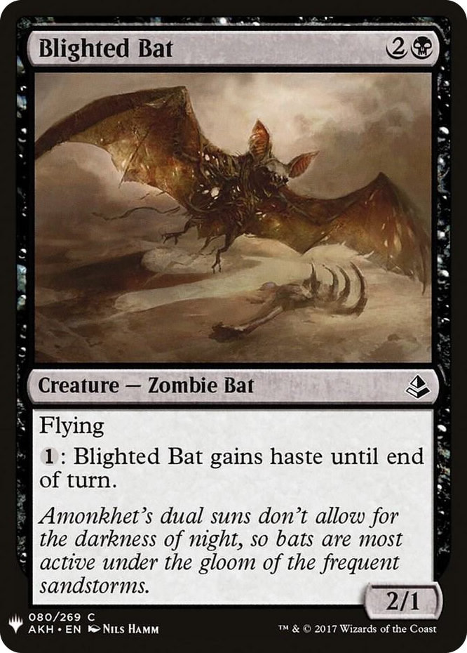 0080 Blighted Bat C The List Reprints