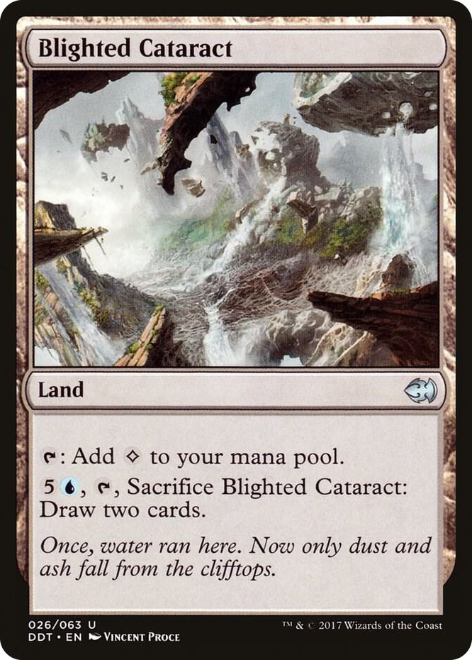 0026 Blighted Cataract U Duel Decks: Merfolk vs. Goblins