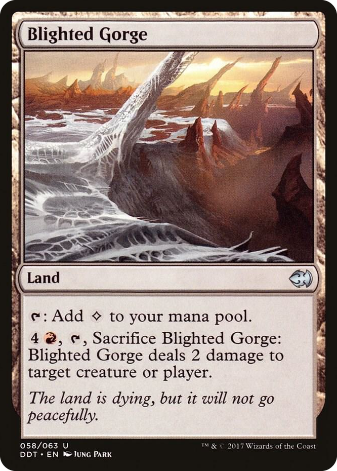 0058 Blighted Gorge U Duel Decks: Merfolk vs. Goblins