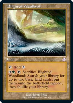 0405 Blighted Woodland S Time Spiral: Remastered