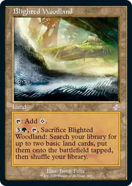 0405 Blighted Woodland S Time Spiral: Remastered
