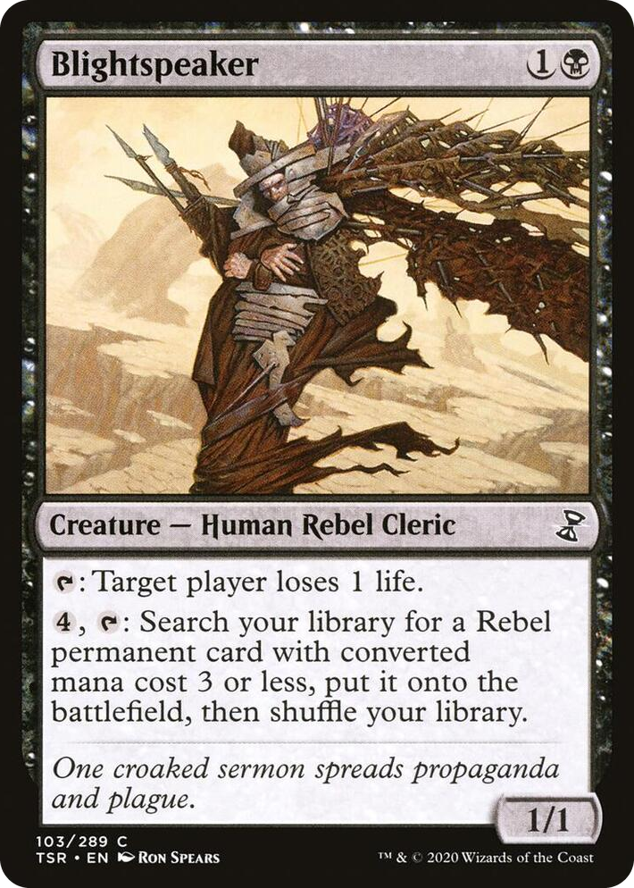 0103 Blightspeaker C Time Spiral: Remastered