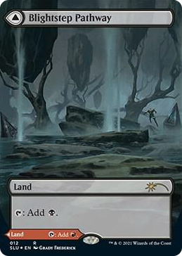 Blightstep Pathway (Borderless) #12 R - Secret Lair Series Pokemon card