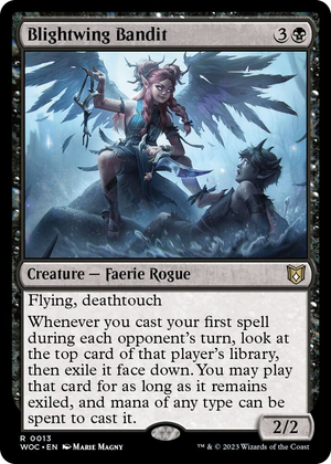 0013 Blightwing Bandit R Commander: Wilds of Eldraine