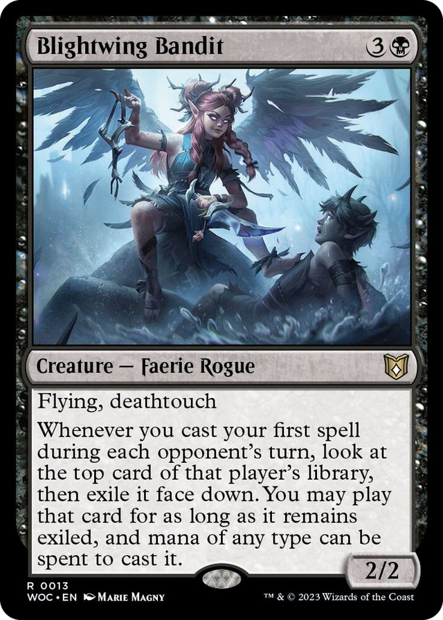 0013 Blightwing Bandit R Commander: Wilds of Eldraine