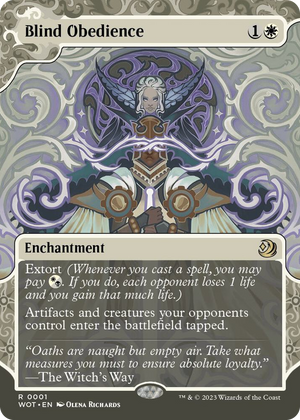 0001 Blind Obedience R Wilds of Eldraine: Enchanting Tales