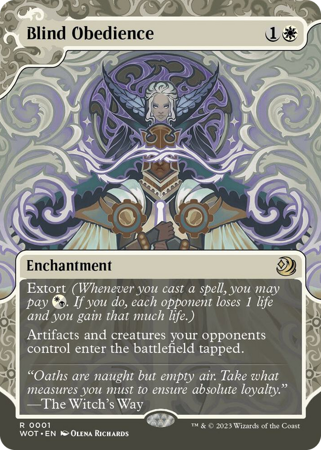 0001 Blind Obedience R Wilds of Eldraine: Enchanting Tales