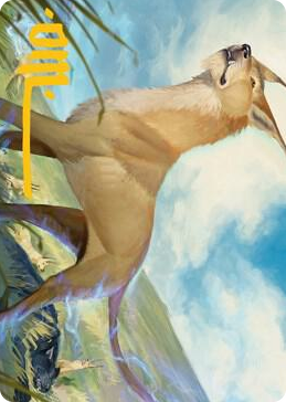 0020 Blink Dog Art Card (Gold-Stamped Signature) S Art Series: Adventures in the Forgotten Realms