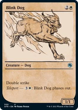 0300 Blink Dog (Showcase) U Adventures in the Forgotten Realms