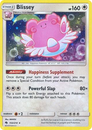 0153 Blissey - 153/214 (Cosmos Holo) Promo Miscellaneous Cards & Products