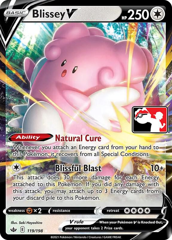 0119 Blissey V Ultra Rare Prize Pack Series Cards