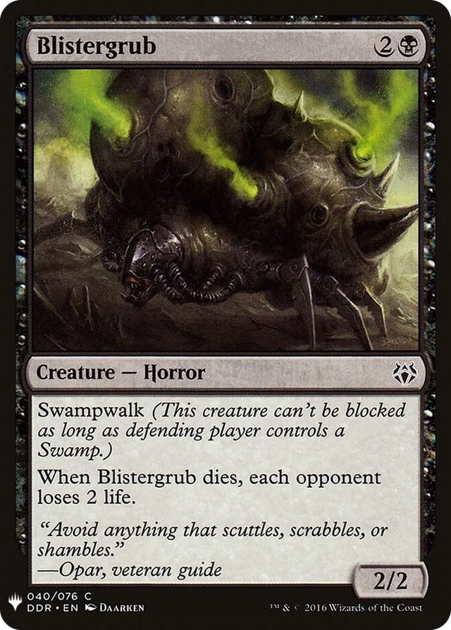 0040 Blistergrub C The List Reprints