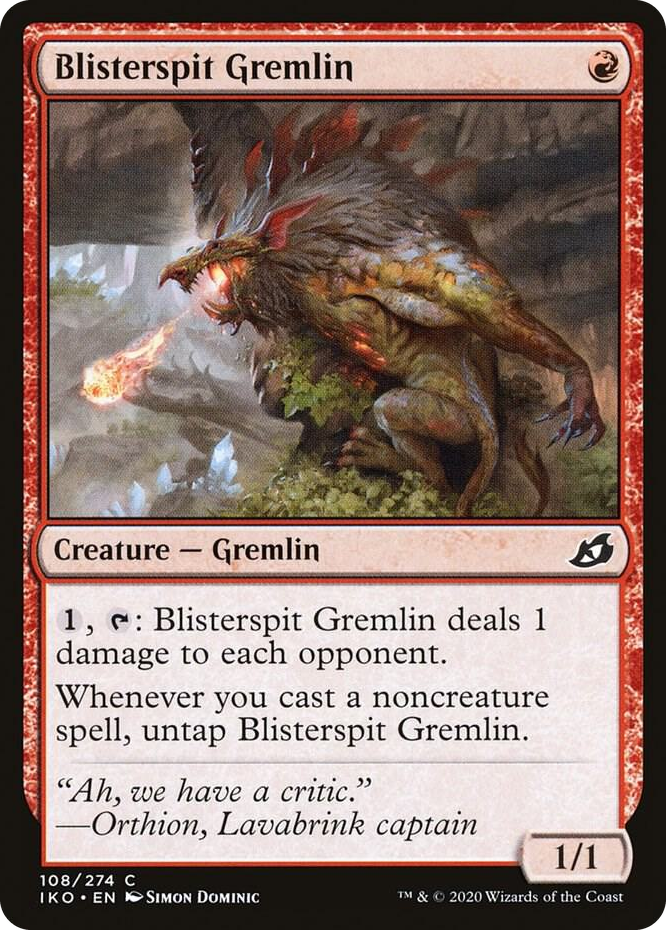 0108 Blisterspit Gremlin C Lair of Behemoths