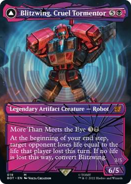 0019 Blitzwing, Cruel Tormentor (Shattered Glass) M Universes Beyond: Transformers