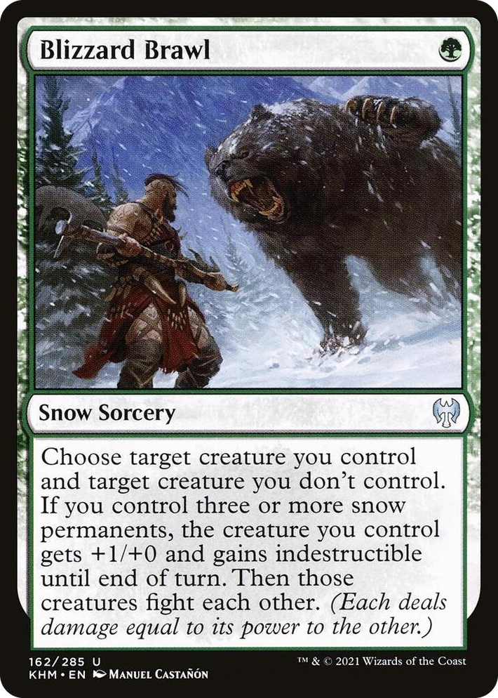 0162 Blizzard Brawl U Kaldheim