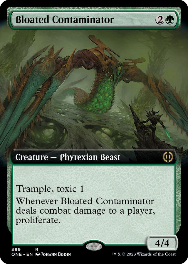 0389 Bloated Contaminator (Extended Art) R Phyrexia: All Will Be One