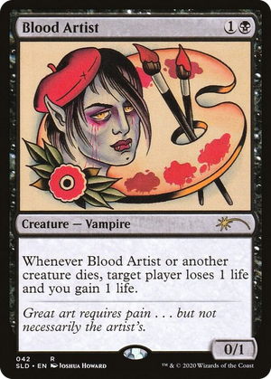 0042 Blood Artist P Secret Lair Drop Series