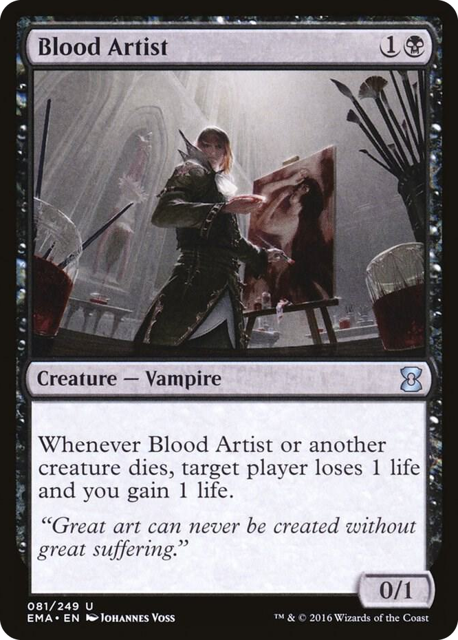 Blood Artist #81 U - Eternal Masters Pokemon card