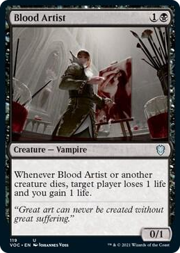 0119 Blood Artist U Commander: Innistrad: Crimson Vow