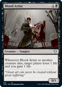 0119 Blood Artist U Commander: Innistrad: Crimson Vow