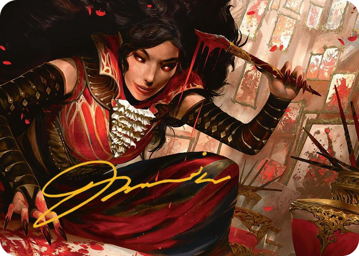Blood Artist Art Card (Gold-Stamped Signature) #22 S - Art Series: Innistrad Remastered Pokemon card