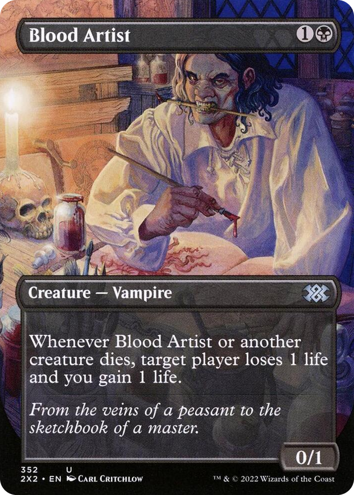 0352 Blood Artist (Borderless) U Double Masters 2022