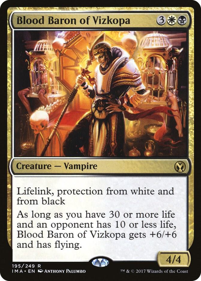 0195 Blood Baron of Vizkopa R Iconic Masters