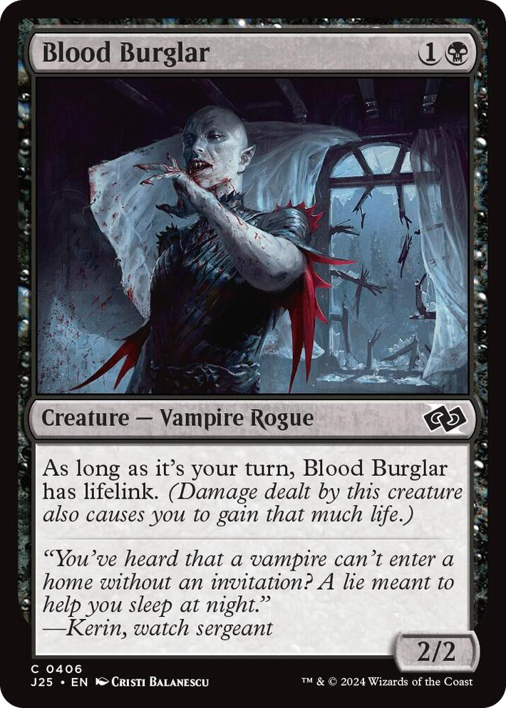 0406 Blood Burglar C Foundations Jumpstart