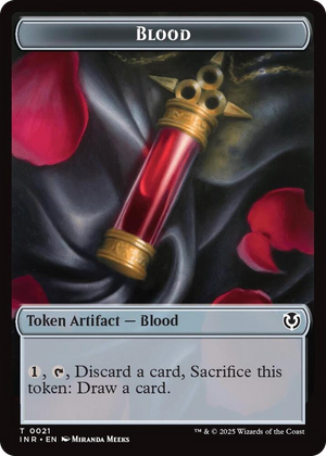 0021 Blood // Clue Double-Sided Token T Innistrad Remastered