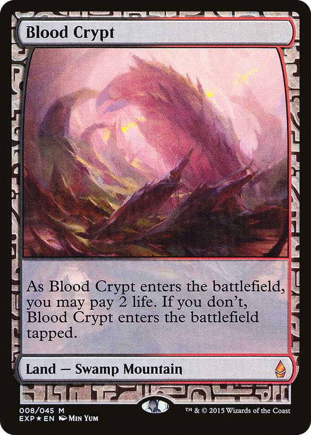 0008 Blood Crypt M Zendikar Expeditions