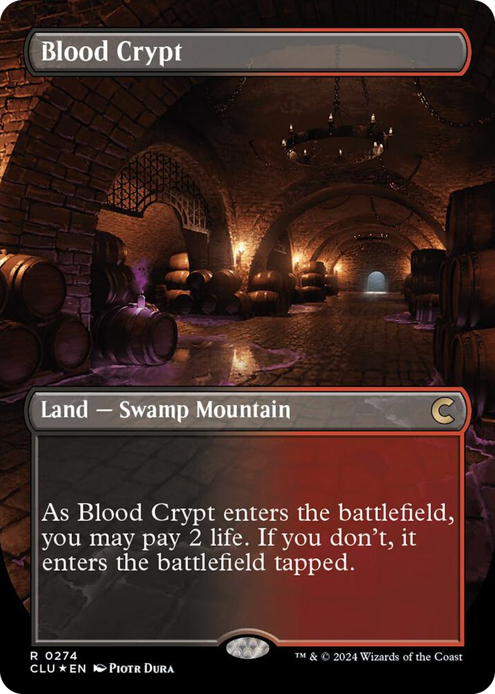 0274 Blood Crypt (Borderless) R Ravnica: Clue Edition