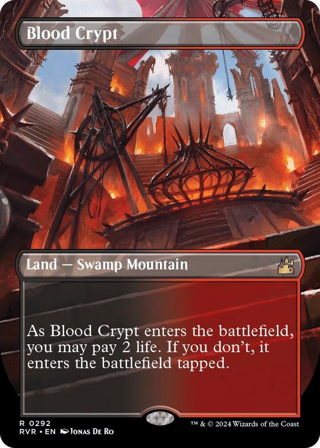 0292 Blood Crypt (Borderless) R Ravnica Remastered