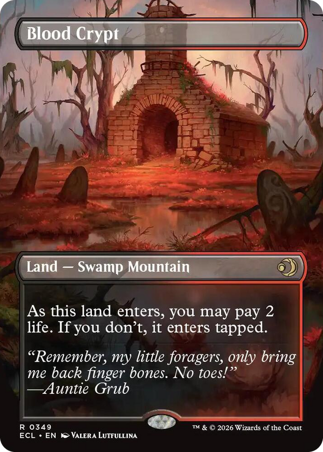 0349 Blood Crypt (Borderless) R Lorwyn Eclipsed