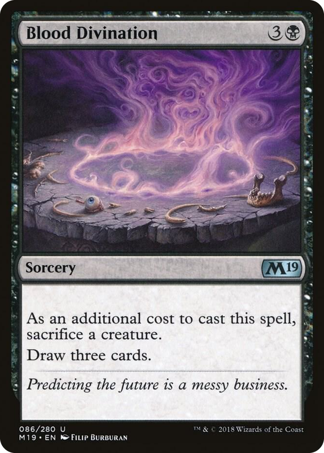 0086 Blood Divination U Core Set 2019