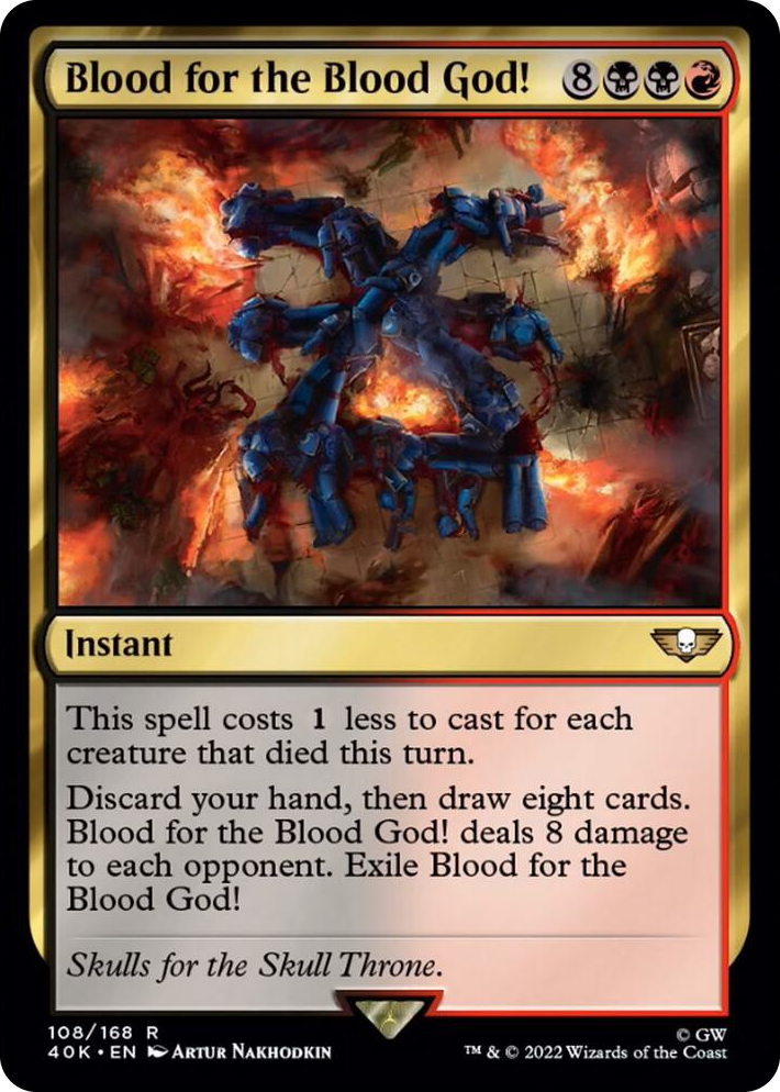 0108 Blood for the Blood God! R Universes Beyond: Warhammer 40,000