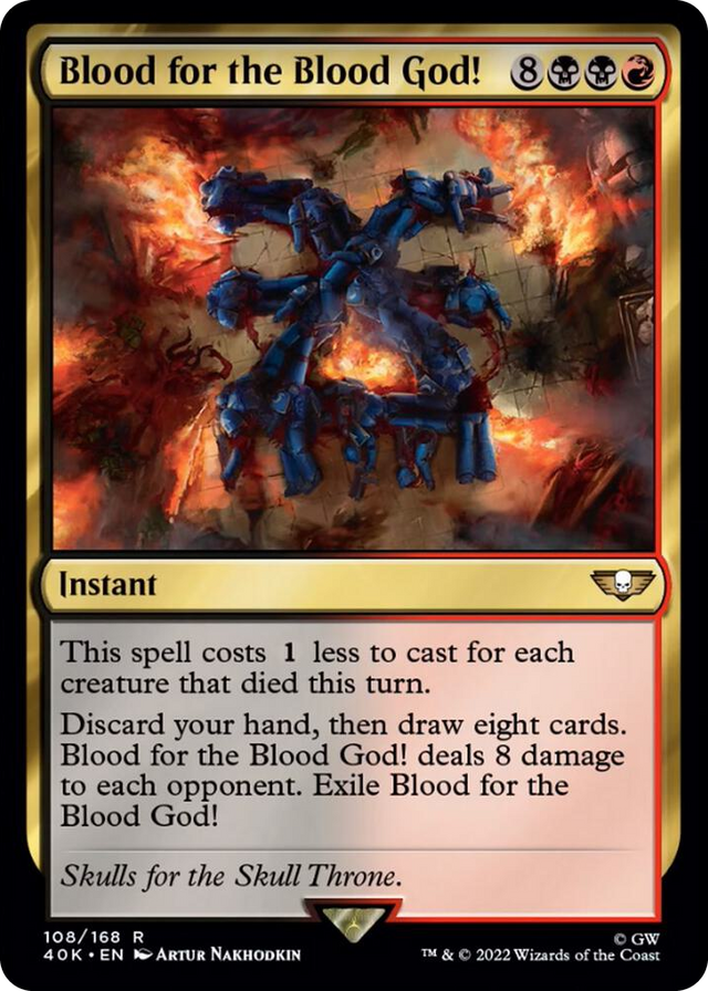 0108 Blood for the Blood God! R Universes Beyond: Warhammer 40,000