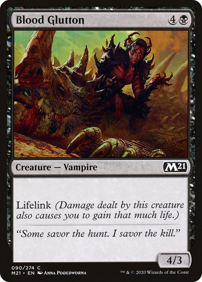 0090 Blood Glutton C Core Set 2021