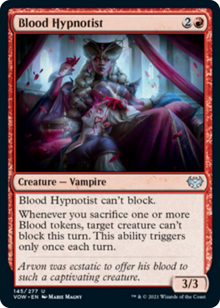 Blood Hypnotist #145 U - Innistrad: Crimson Vow Pokemon card