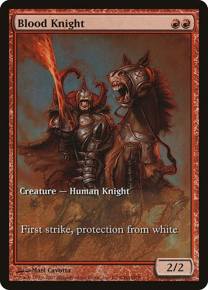 Blood Knight #7 P - Champs Promos Pokemon card
