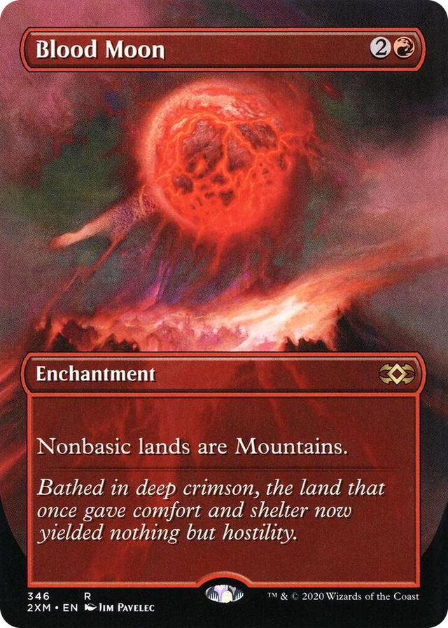 0346 Blood Moon (Borderless) R Double Masters