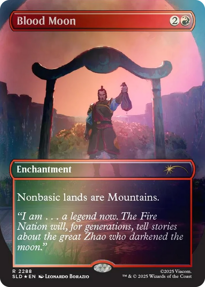 2288 Blood Moon (Rainbow Foil) R Secret Lair Drop Series
