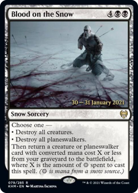 Blood on the Snow #79 R - Prerelease Cards Pokemon card