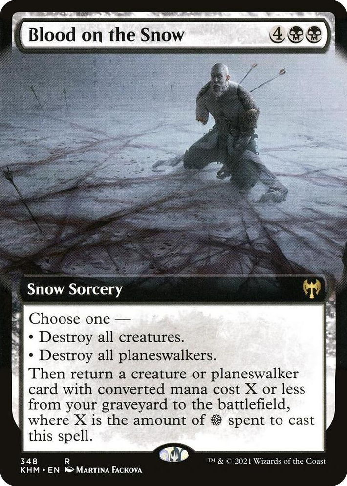 0348 Blood on the Snow (Extended Art) R Kaldheim