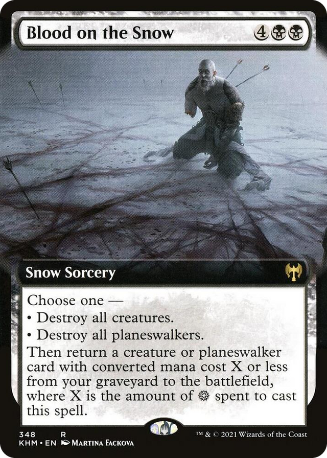 0348 Blood on the Snow (Extended Art) R Kaldheim
