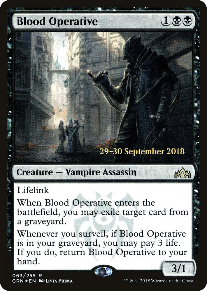 0063 Blood Operative R Prerelease Cards